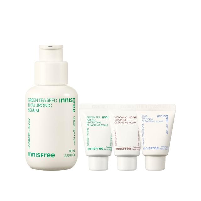 【innisfree】綠茶籽玻尿酸保濕精華 80ml(補水神器)   ★618限定★