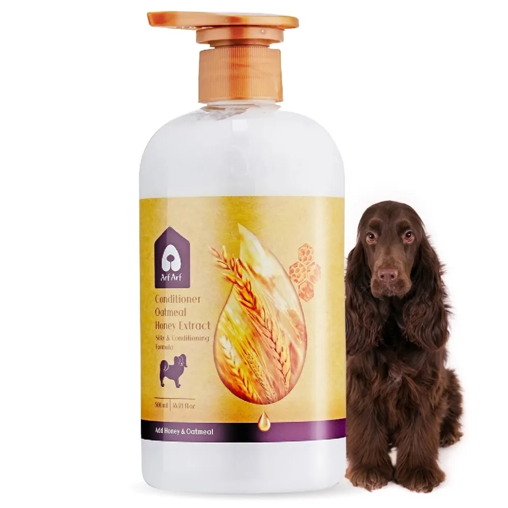 【Arf Arf 旺芙】毛小孩頂級SPA保養 絲光柔馭 燕麥寵物護毛乳 500ml (台灣研發/柔順亮澤/寵物潤絲)