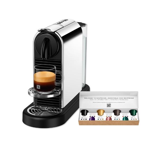 【Nespresso】膠囊咖啡機 CitiZ Platinum_不鏽鋼金屬色 飲水機 全自動咖啡機(瑞士頂級咖啡品牌)