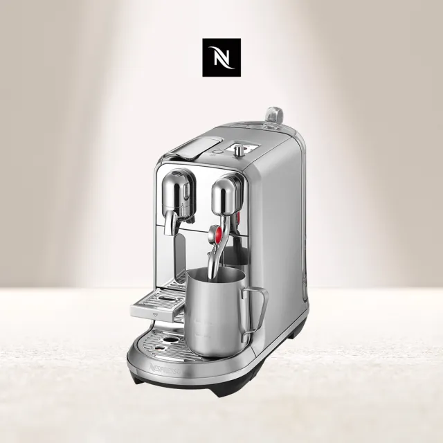 【Nespresso】膠囊咖啡機 Creatista Plus_不鏽鋼金屬色 入厝 奶泡機 全自動咖啡機(瑞士頂級咖啡品牌)