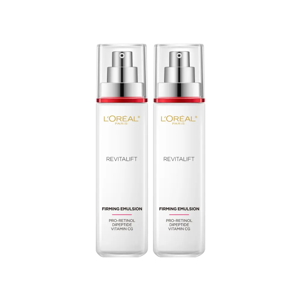 【L’OREAL Paris 巴黎萊雅】活力緊緻專研抗皺修護精華乳110ml_2入組(A醇PRO)