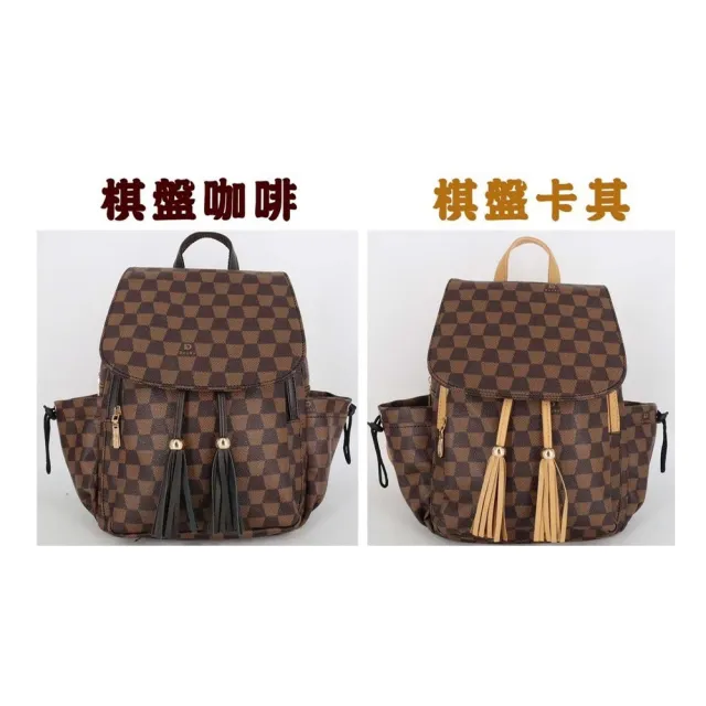 【SNOW.bagshop】後背包中小容量拉鍊磁釦蓋式二主袋+外袋共六層防水防刮皮革