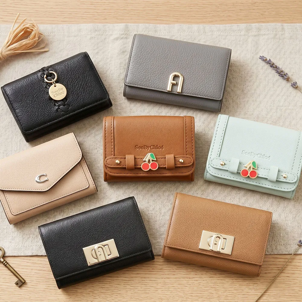 【See by Chloe’】x COACH x FURLA 經典皮夾-多款可選
