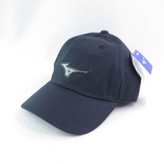 【MIZUNO 美津濃】休閒帽 運動帽 銀彩質感Logo 台灣製 棉質 舒適 透氣 (32TWD103-)
