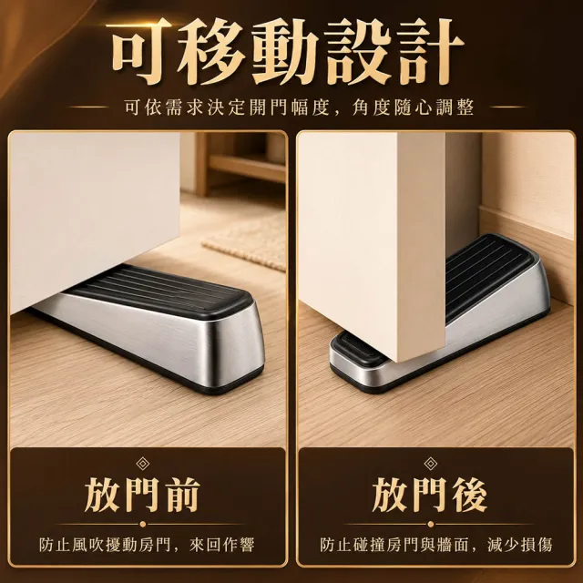 【智殿】頂門器 門塞 移動門塞 抵門堵門器 門楔子 門擋(門底縫門擋 165-DS-S120 門檔 門阻 阻門器) - momo購物網 ...
