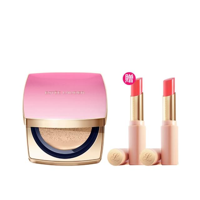 【Estee Lauder 雅詩蘭黛】粉持久完美鎖妝氣墊粉餅SPF45(冰紛莓果限定版/一盒一蕊/IU同款)