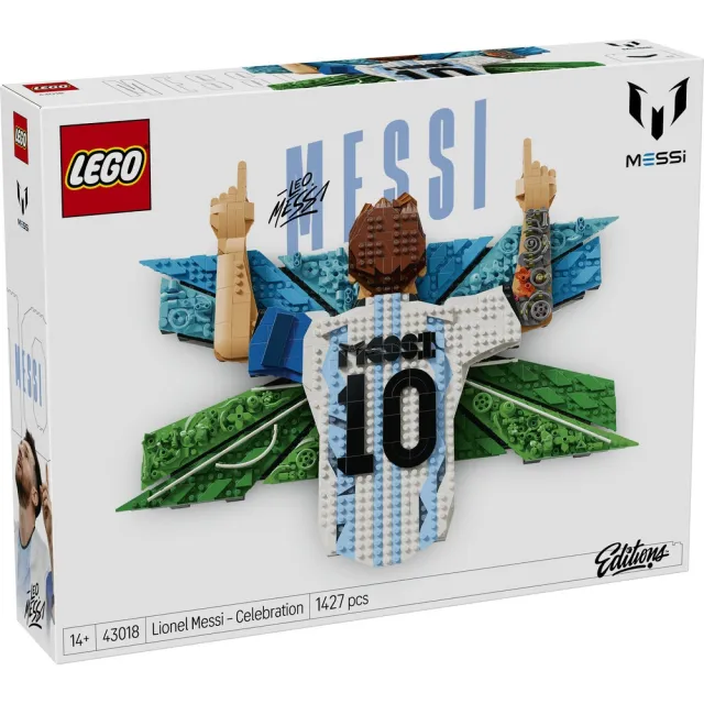 【LEGO 樂高】Editions 43018 Lionel Messi－慶祝時刻(梅西 居家擺設 禮物 玩具)