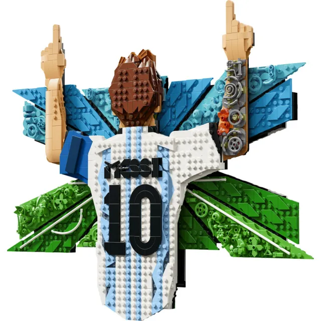 【LEGO 樂高】Editions 43018 Lionel Messi－慶祝時刻(梅西 居家擺設 禮物 玩具)