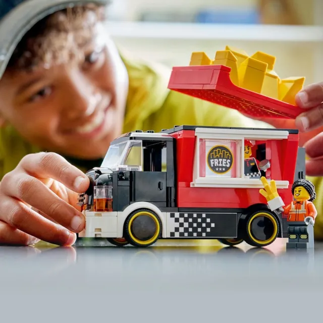 【LEGO 樂高】城市系列 60488 薯條餐車(玩具車 創意力遊戲 積木 兒童玩具)