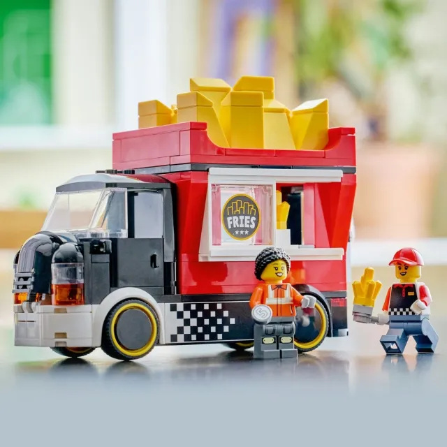 【LEGO 樂高】城市系列 60488 薯條餐車(玩具車 創意力遊戲 積木 兒童玩具)