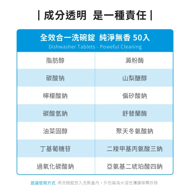 【ecostore 宜可誠】洗碗機全效洗碗錠-純淨無香100錠(零添加/無香精色素/寶寶家庭/紐西蘭永續品牌銷售No.1)