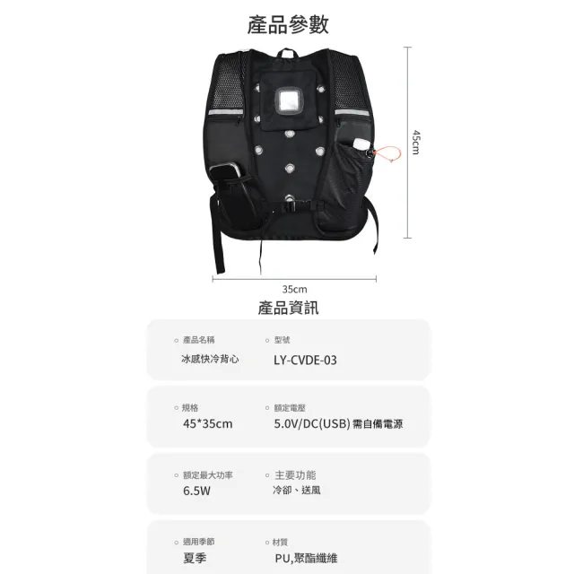【RTAKO】半導體製冷背心 冰感降溫衣 冷卻服 風扇散熱衣 冷氣服馬甲 三段溫控 戶外降溫工作服 可拆清洗