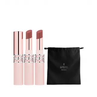 【YSL】官方直營 情挑裸吻煙霧唇膏2入組(新品上市/任選二款/霧面)