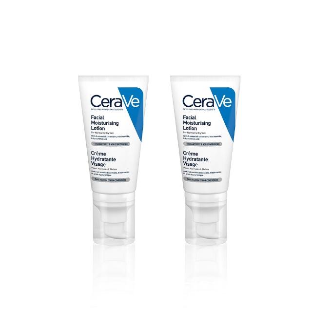 【CeraVe 適樂膚】期間限定特談雙入組★全效超級修護乳 52ml X2(保濕修復)