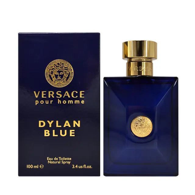【VERSACE 凡賽斯】狄倫正藍男性淡香水 100ml(Dylan Blue Pour Homme男香 專櫃公司貨)