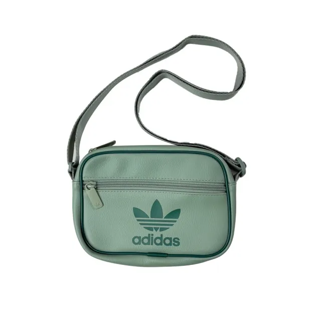 【adidas 愛迪達】三葉草Adidas 薄荷綠 小包 包包 拉鍊口袋 愛迪達 側背包(1397 BE3)