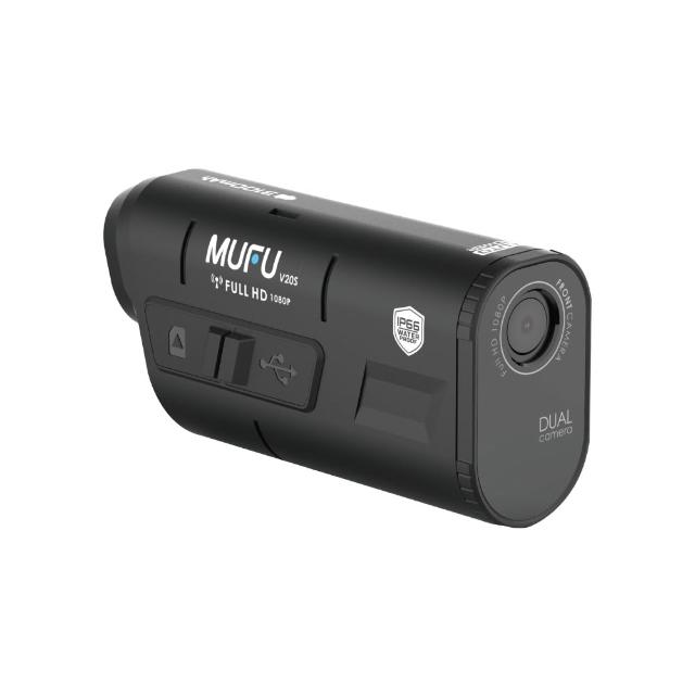 【MUFU】V20S 雙鏡頭機車行車記錄器｜1080P 高畫質 免接線 DIY 安裝｜Gogoro 外送首選