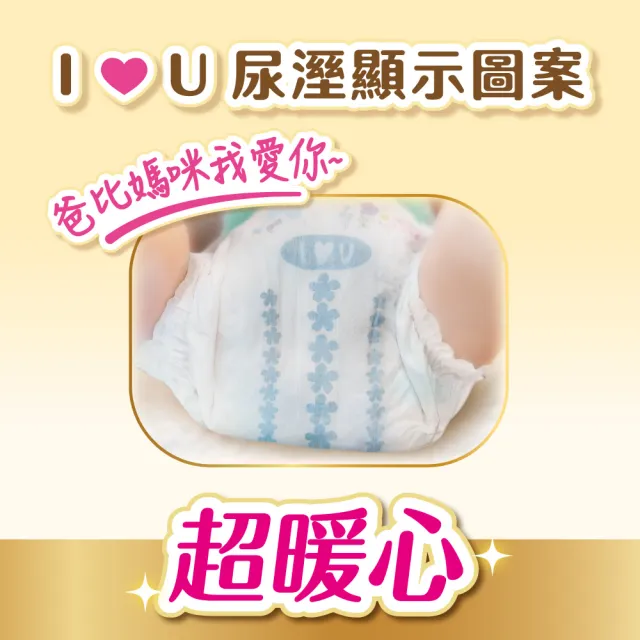【滿意寶寶】極上新生賀禮 黏貼NB+S+濕紙巾+母乳墊(新生兒禮物/送禮首選/日本製/尿布推薦/彌月禮盒/有機棉)