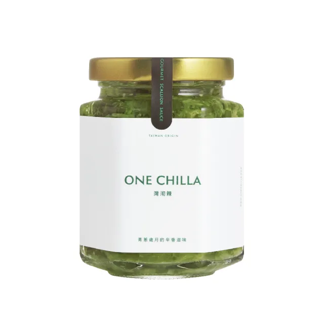 【ONE CHILLA】灣沏辣生鮮蔥鹽醬165g*4入組
