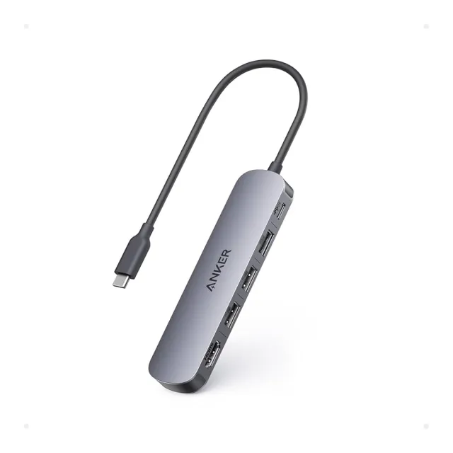 【ANKER】官方授權直營 A8357 USB-C Hub 5-in-1 多功能集線器(4K HDMI/5Gbps高速傳輸/支援手機/平板/筆電)
