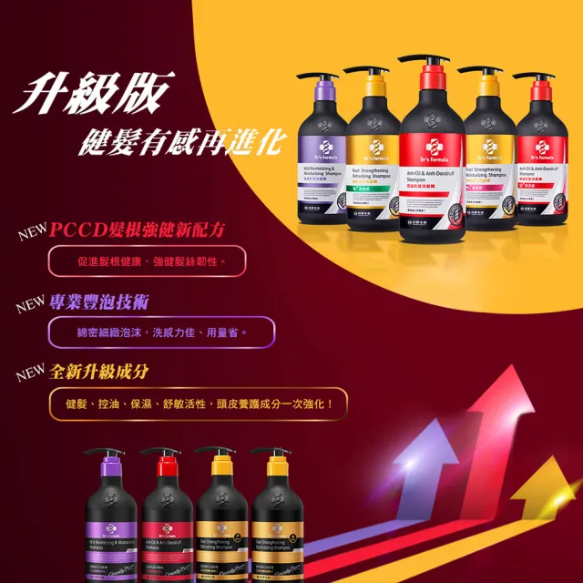 【Dr’s Formula 台塑生醫】三代洗髮精800g 獨家加大版(4款任選/官方直營)