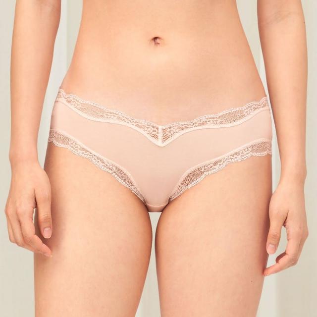 【Triumph 黛安芬】環保親膚材質 聚光耀眼系列 中腰平口內褲 M-EL(裸)
