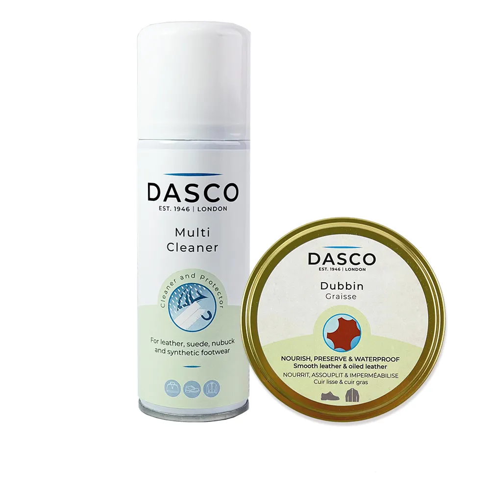 【DASCO 伯爵】皮鞋清潔保養組 4006+3333(皮鞋保養 皮革保養 皮革保養油 鞋油 皮革油 皮革清潔 鞋子清潔)