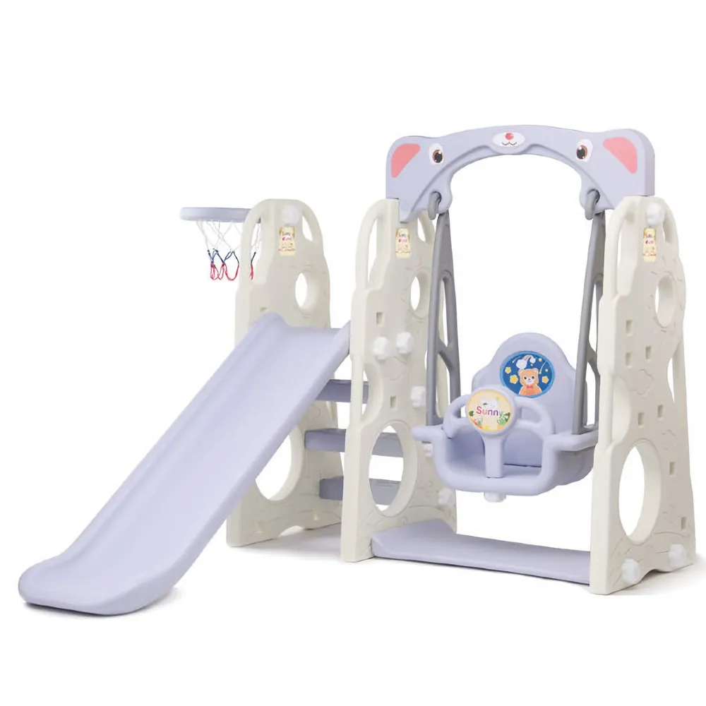 【TOY MONARCH】CHD-101 SUNNY JUMBO SLIDE WITH SWING 鞦韆溜滑梯(可調整滑道高度)
