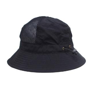 【POLER STUFF】日本限定 NYLON MESH BELL HAT 尼龍透氣網布鐘型帽 漁夫帽 黑
