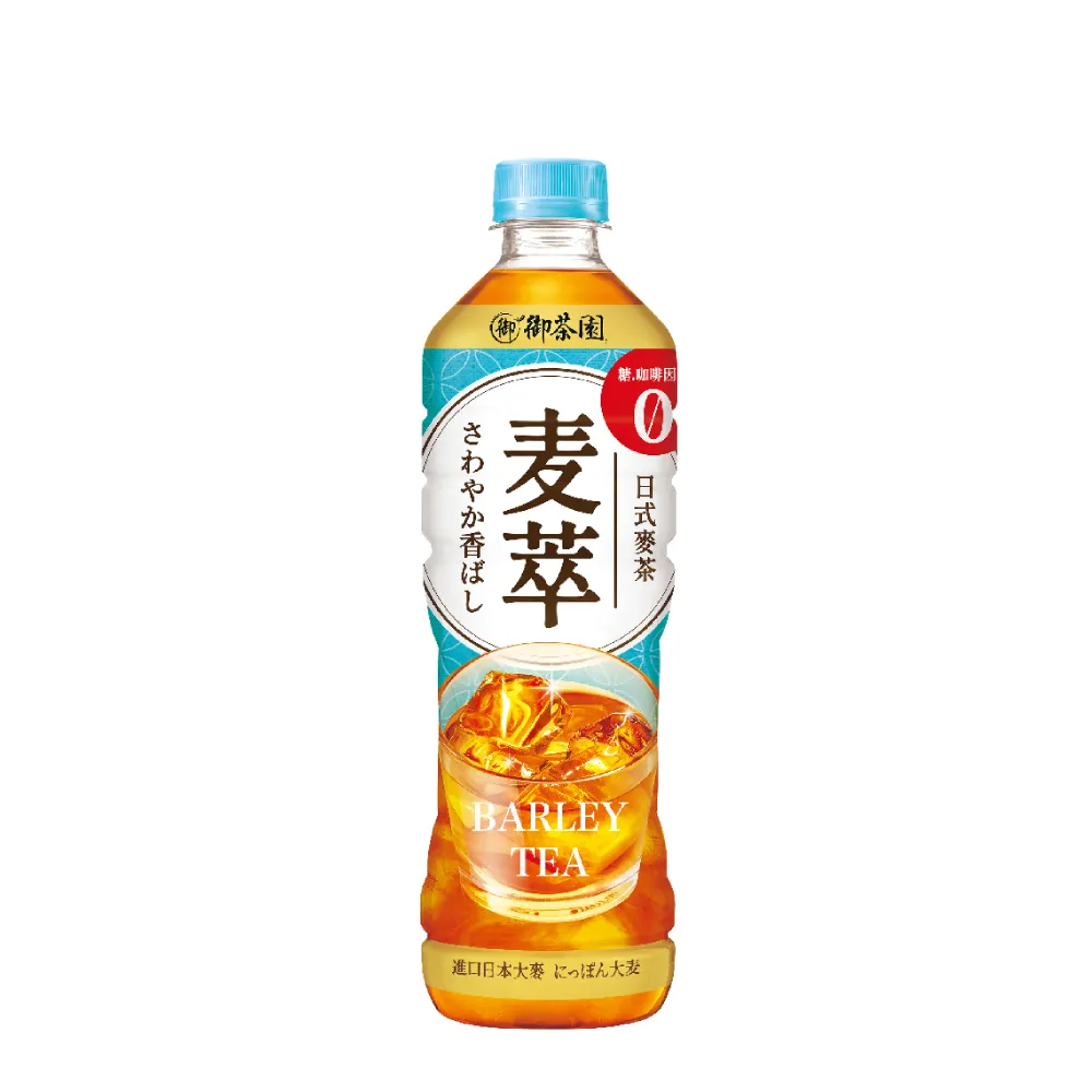 【御茶園】麥萃無糖麥茶590mlx24入/箱(官方直營)