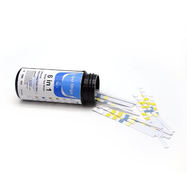 六合一水質測試紙 水硬度 飲用水 石蕊試紙 酸鹼度 618-TS650(水質參數 水質檢測 魚缸ph計)