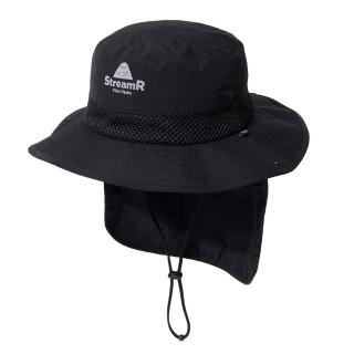 【POLER STUFF】日本限定 Poler x Tonedtrout StreamR SUNGUARD BRIM HAT 全方位遮陽帽 漁夫帽 黑