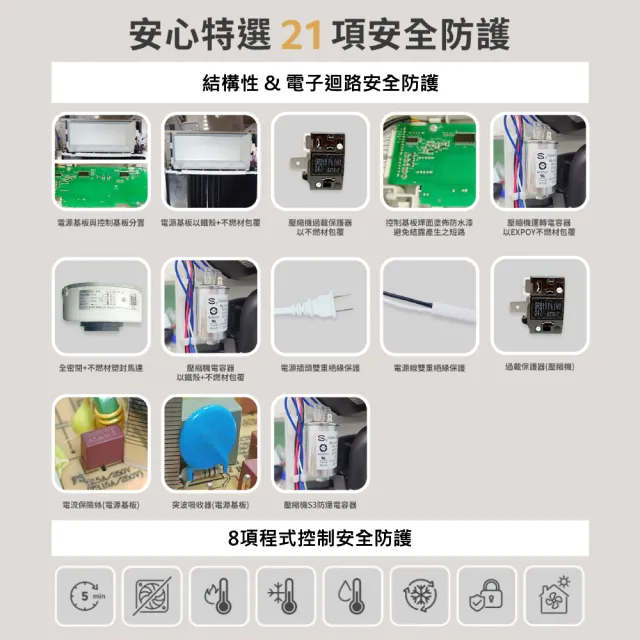 【acerpure】DRY AD1 小晴天 8L智慧靜音除濕機 AD555-10W(26年新一級能效/R290環保冷媒)