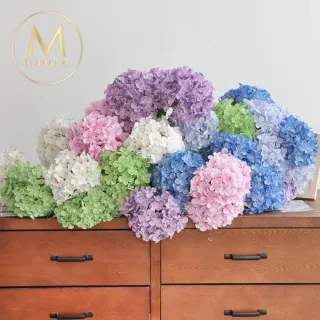 【Floral M】夏日京都大型繡球仿真花花材1入組(人造花/仿真花/假花/花藝DIY/裝飾花材)