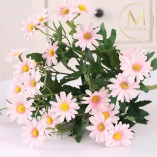 【Floral M】英式花園小雛菊仿真花花材1入組(人造花/仿真花/假花/花藝DIY/裝飾花材)