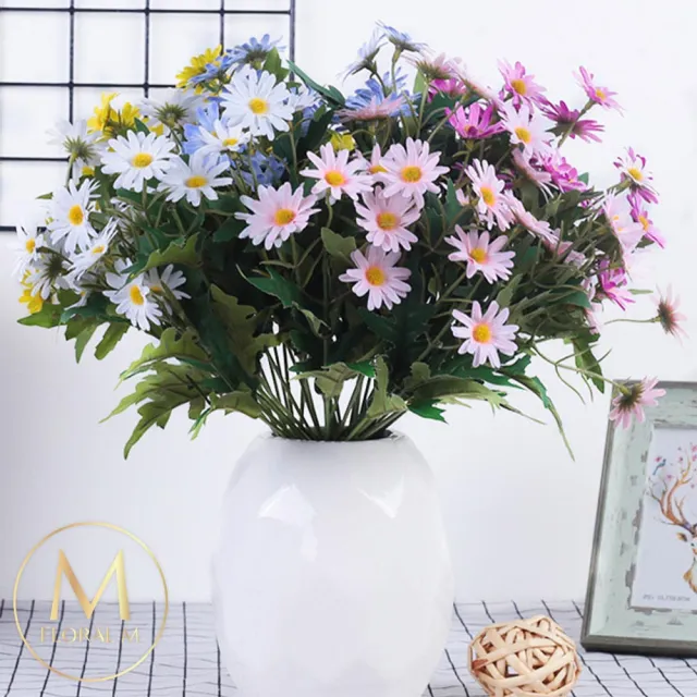 【Floral M】英式花園小雛菊仿真花花材1入組(人造花/仿真花/假花/花藝DIY/裝飾花材)