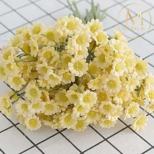 【Floral M】法式野餐洋甘菊仿真花花材1入組(人造花/仿真花/假花/花藝DIY/裝飾花材)