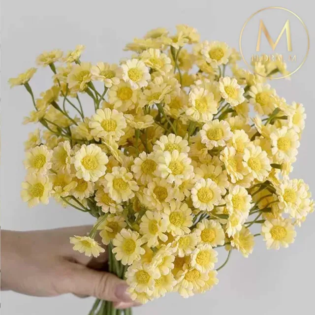 【Floral M】法式野餐洋甘菊仿真花花材1入組(人造花/仿真花/假花/花藝DIY/裝飾花材)