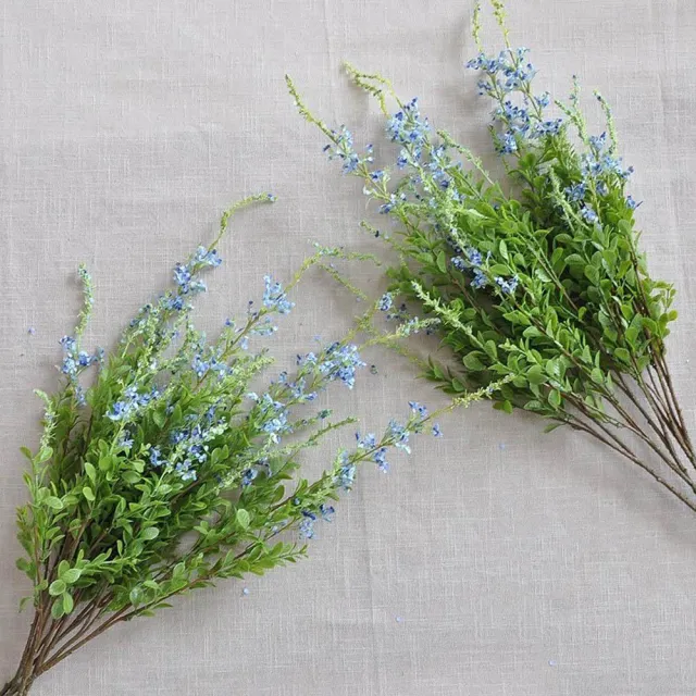【Floral M】法式鄉村田園鼠尾草仿真花花材1入組(人造花/仿真花/假花/花藝DIY/裝飾花材)