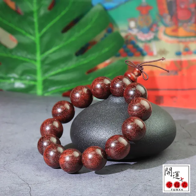 【開運方程式】金星血檀佛珠18mm(神聖念珠邪污不侵)