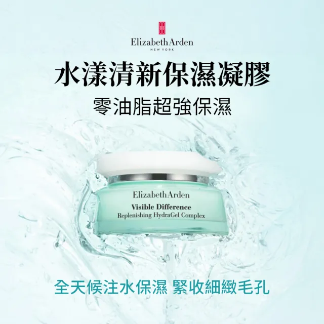 【伊麗莎白雅頓】官方直營 水漾清新保濕凝膠75ml 2入組(補水保濕/毛孔隱形)