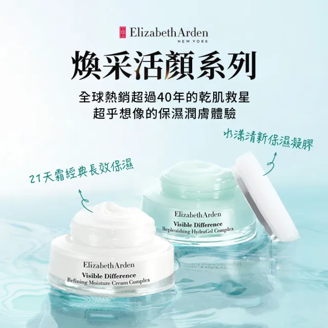 【伊麗莎白雅頓】官方直營 水漾清新保濕凝膠75ml 2入組(補水保濕/毛孔隱形)