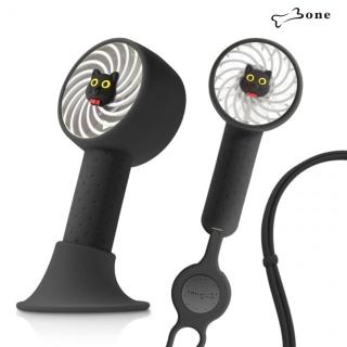 【Bone 蹦克】頸掛雙用風扇-買一送一 (喵喵貓+麋鹿先生)