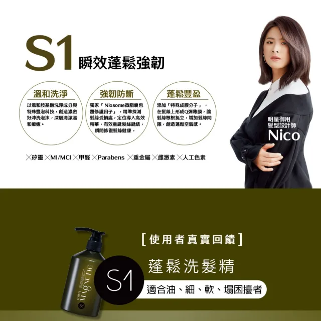 【FORTE】台塑生醫小磁瓶 Magnetic洗髮精500g 三入組(3款任選)