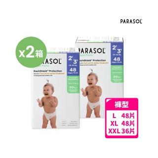 【PARASOL】總代理｜進化版 Clear+Dry 新科技水凝果凍褲 禮盒2箱組 褲型尿布L-XXL(2包/箱)
