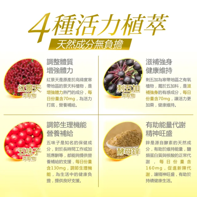 【Dr.Advice 健康力】法國天然酵母B群活力錠60錠/瓶 徐若瑄代言(全素 長效緩釋 紅景天 五味子 鋅)