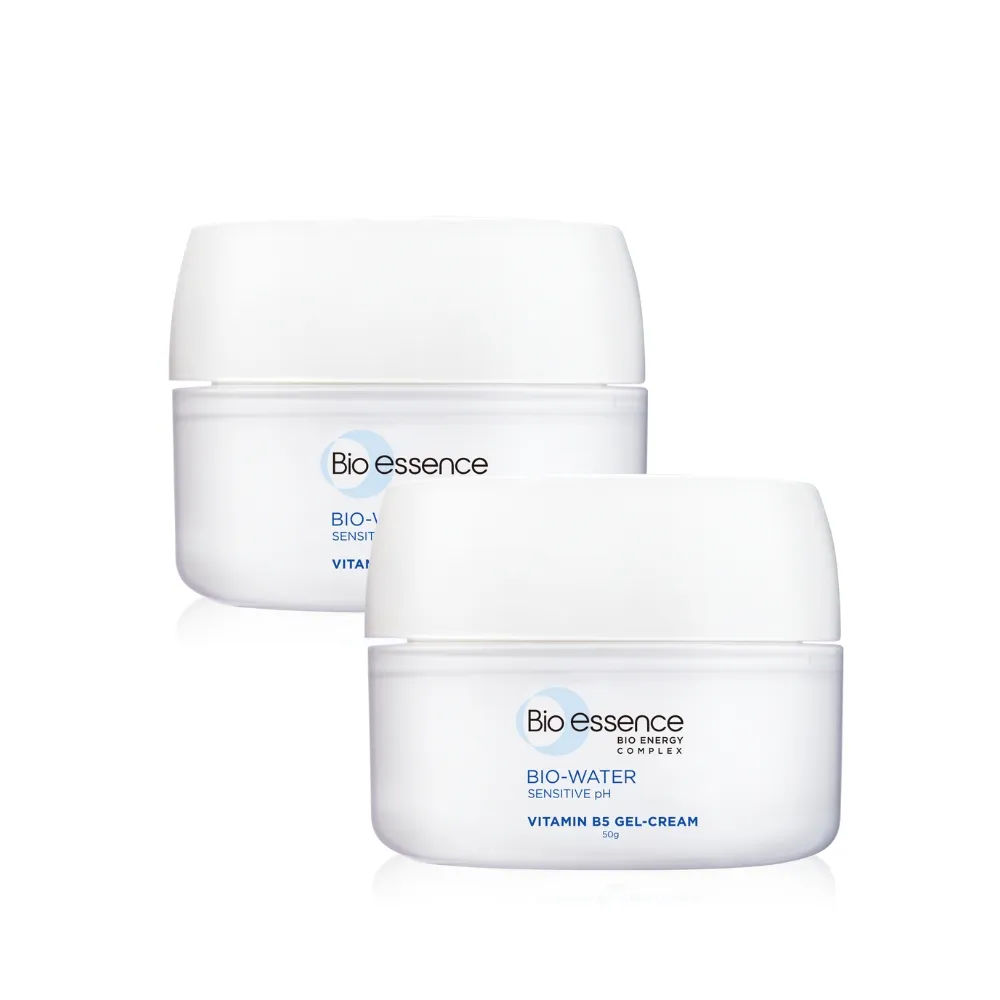 【Bio-essence 碧歐斯】BIO水感舒緩維他命B5水凝霜 50g(2入組)