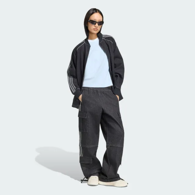 【adidas 愛迪達】短袖上衣 女 三葉草 亞規 3 STRIPES TEE 藍 KX1882