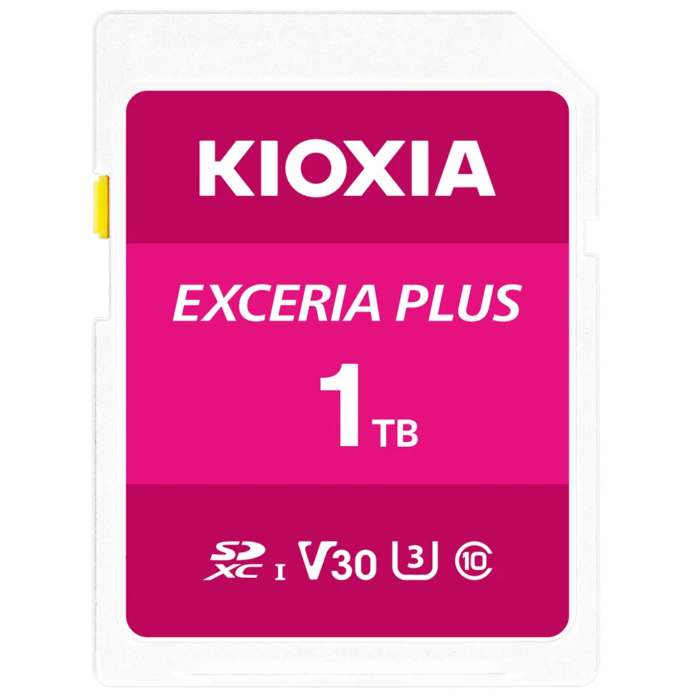 【KIOXIA  鎧俠】EXCERIA PLUS SDXC UHS-I V30 U3 1TB 記憶卡