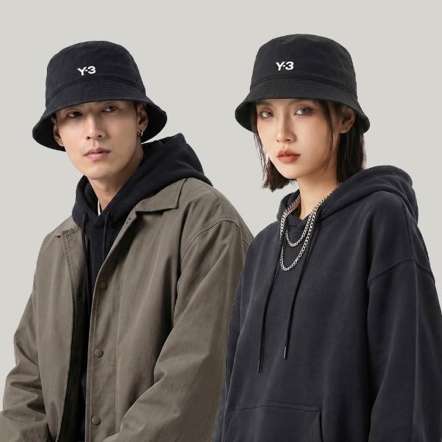 【Y-3 山本耀司】刺繡漁夫帽(男女款/黑)